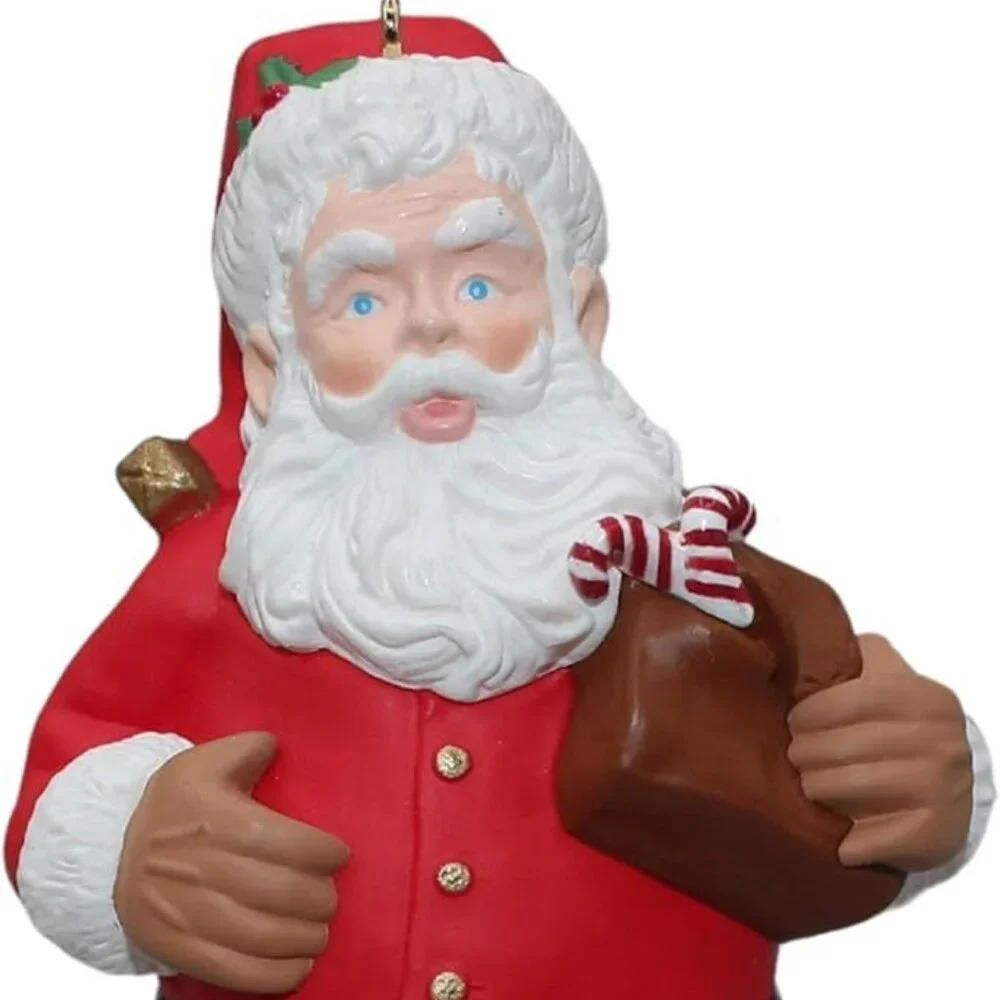 Hallmark Keepsake Santa Ornament 1996 Collector’s Club Bob Siedler